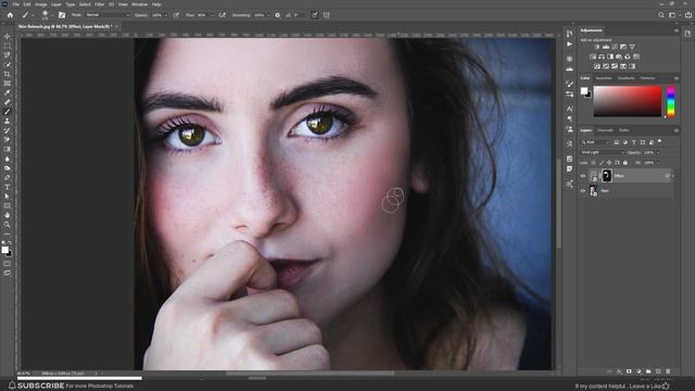 Skin retouch photoshop tutorial | Ep-22 смотреть онлайн