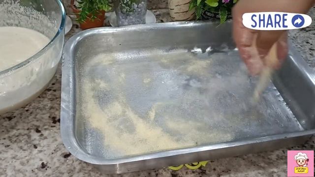 اكتشفوا وصفة البسبوسة الناجحة بحبة بيض خفيفة مشربة بحجم عائلي:تحضيرات رمضان 2024♥Algerian Basbousa