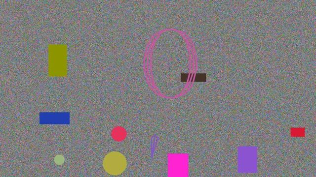 A random video created by a python script. Random characters, colours, and shapes. смотреть онлайн