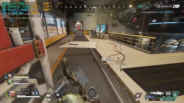 Laptop Gaming MSI Bravo 15 A4DDR - Apex Legends Gameplay & FPS смотреть онлайн