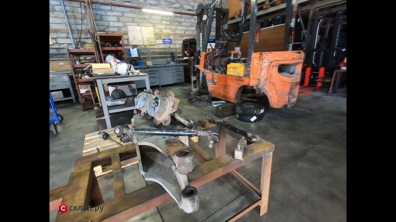 Ремонт управляемого моста погрузчика вилочного смотреть онлайн