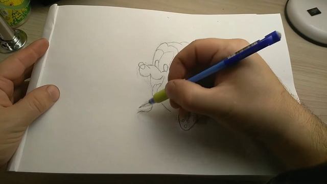 Как нарисовать собачку Плуто из мультфильма смотреть онлайн