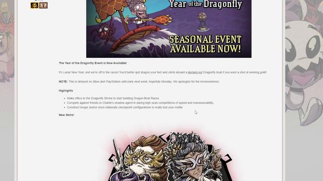Year Of The Dragonfly Don't Starve Together Released - Year Of The Dragonfly Complete Update смотреть онлайн