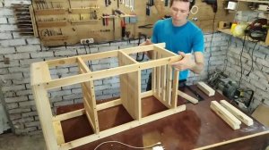 Стилёвая этажерка для обуви своими руками из дерева.