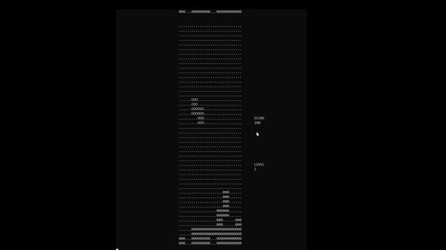 Tetris in Windows Terminal with Python смотреть онлайн