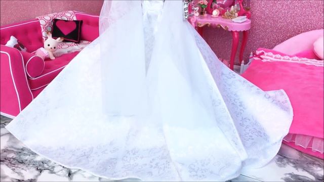 💖Barbie pink bedroom💖Two Barbie sisters morning routine💖Ball dance with Ken Dollhouse Miniatures смотреть онлайн