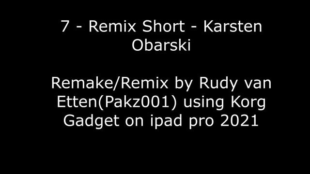 7 - remix short - Karsten Obarski ( AmigaRemix ) смотреть онлайн