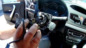 рено флюенс , замена рулевого шлейфа