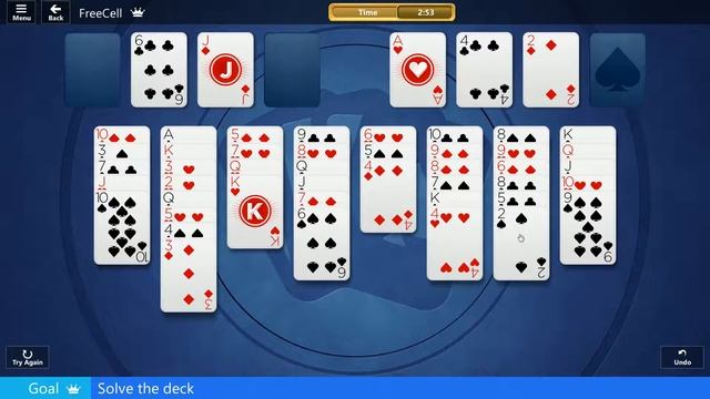 ᐈ FREECELL SOLITAIRE game - 3 Apr, 2019 - (solve the deck) Microsoft Solitaire Collection смотреть онлайн