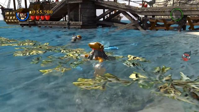 Level 1-Port Royal | LEGO Pirates of the Caribbean | 100% Walkthrough #2 смотреть онлайн