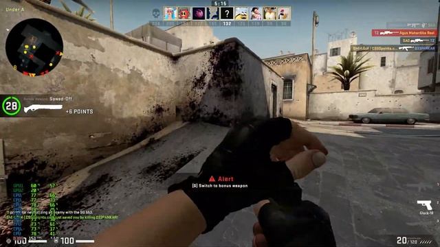 Counter strike Global Offensive on MSI GL63 8RC смотреть онлайн