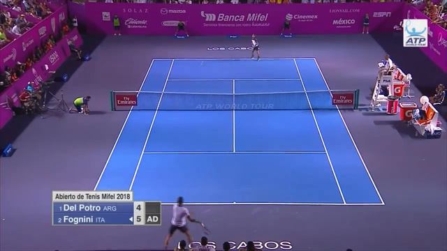 Highlights: Fognini Beats Del Potro For Los Cabos 2018 Title смотреть онлайн