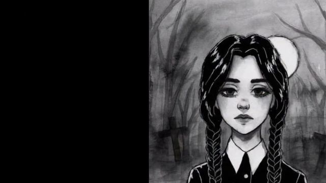 Девочка Уэнсдей с последней парты😪❤️ смотреть онлайн