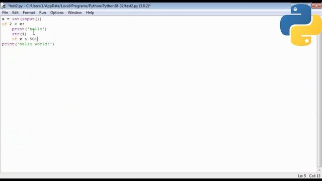 Инструкции if и else | Python смотреть онлайн