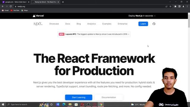 Introduction to Next.js & Installation смотреть онлайн