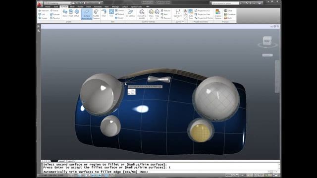AutoCAD 2011 Car Surfaces смотреть онлайн
