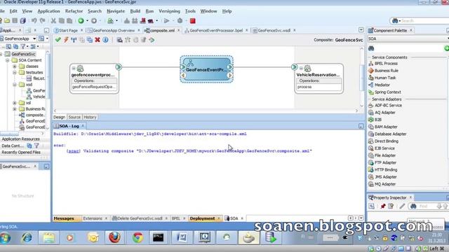 SOA Suite Tutorial 1 part 15 - Web Service adapter+invoke+assign+deploy+test смотреть онлайн