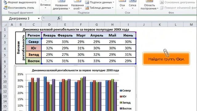 Удаление линий сетки с гистограммы смотреть онлайн