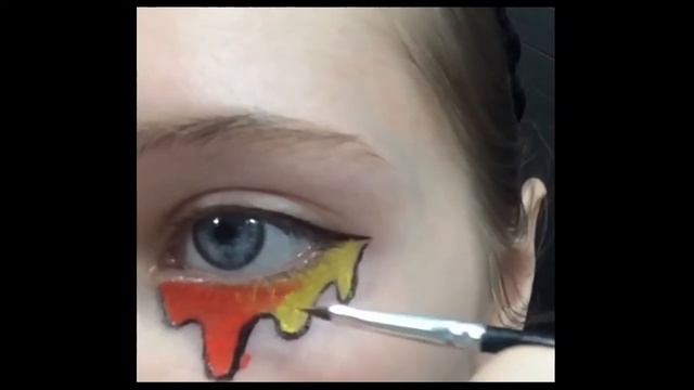 аквагрим • креативный макияж • радужный макияж • creative makeup смотреть онлайн