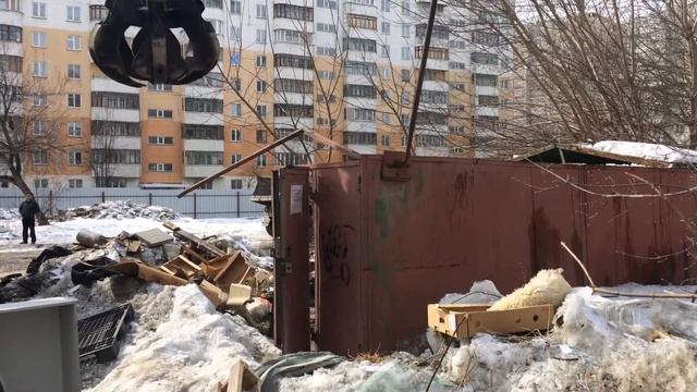 Демонтаж металлических гаражей в Новосибирске 89130694229 Https://vk.com/vyvoz_loma