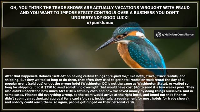 r/MaliciousCompliance: Oh, you think trade shows are actually vacations wrought with fraud? смотреть онлайн