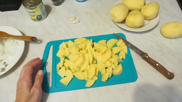 Курица с картофелем в сметане смотреть онлайн