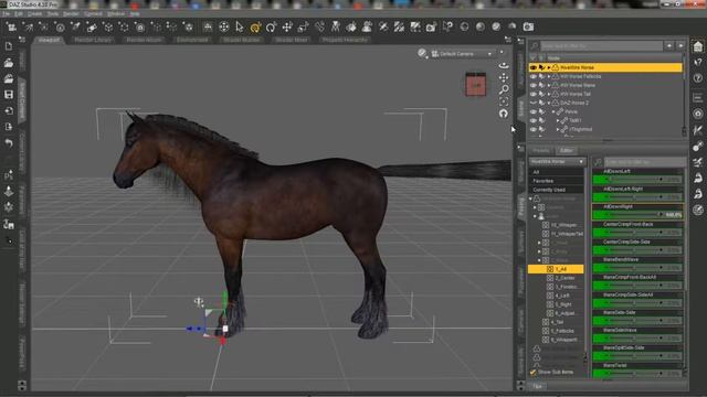 Hivewire Horse Vs Daz Horse 2 3d Horse In Daz Studio