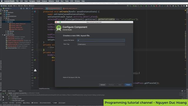 04-Edit and Delete a Place in DetailPlaceActivity using Custom Dialog смотреть онлайн