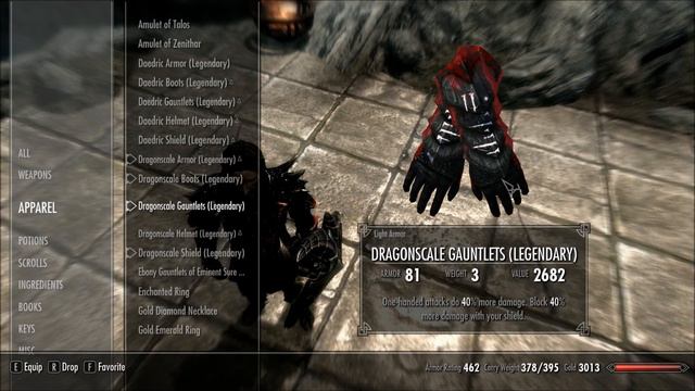 Elder Scrolls V: Skyrim Mod - DragonBlood Armor