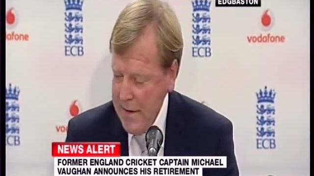 Former Cricket Captain Michael Vaughan retires from all forms of Cricket смотреть онлайн