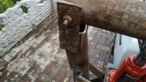 Гидравлический мини кран гусь из металолома