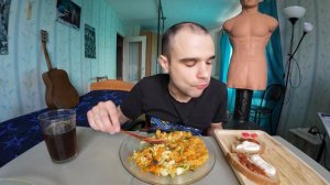 МУКБАНГ КАБАЧКИ ТУШЕНЫЕ РАГУ / БУТЕРБРОДЫ / САЛАТ ОВОЩНОЙ / ОБЖОР / EATING MUKBANG ASMR АСМР