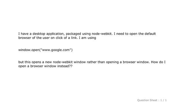 jQuery : How to open a browser window from a node-webkit app? смотреть онлайн