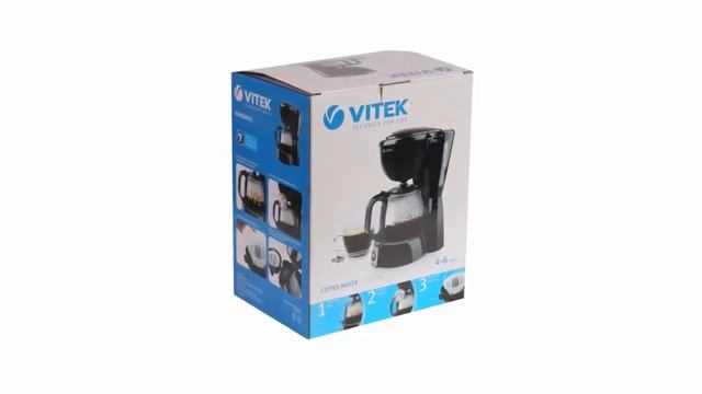 Кофеварка капельная Vitek VT-1500 индикатор уровня воды индикация включения гарантия 1 год отзывы смотреть онлайн