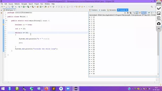 #2.0 PART - 12(WHILE & DO-WHILE Using Boolean values) in java смотреть онлайн