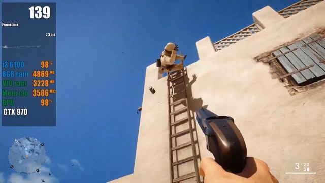 Battlefield 1 / GTX 970 / i3 6100 / 1080p / Ultra смотреть онлайн