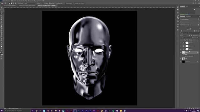 Crispy Chrome Material | Blender (Eevee) + Photoshop Tutorial смотреть онлайн