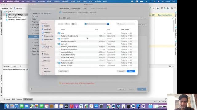 Dart SDK not configured in Android Studio How to Fix Flutter Error смотреть онлайн