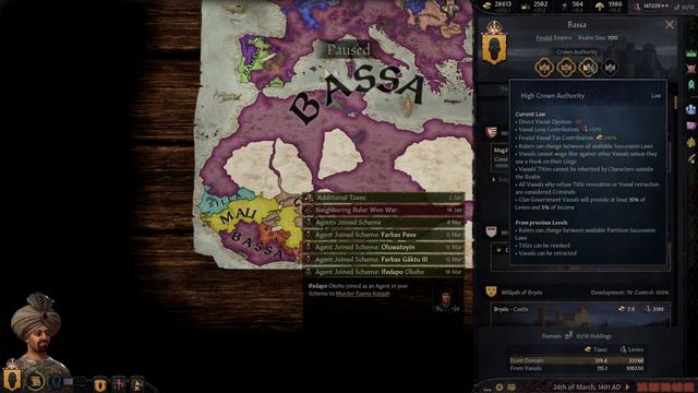 Not A Crusader - Khill Kru - Let's Play Crusader Kings 3 [No War, What Nepotism?, West Africa] - 67 смотреть онлайн