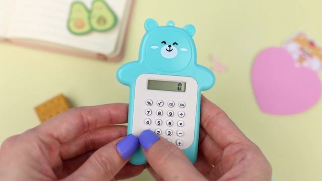 Калькулятор "Мишка" зеленый смотреть онлайн