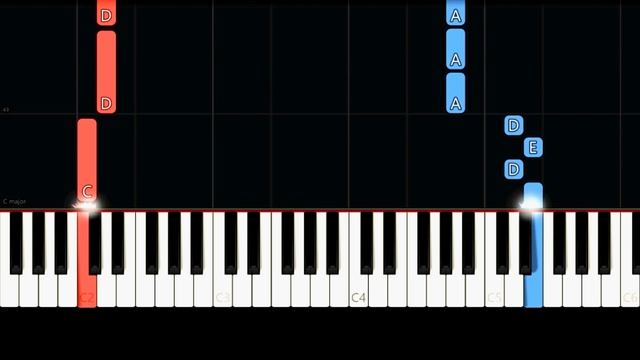 Lady Gaga - Bloody Mary (Easy Piano Tutorial) смотреть онлайн