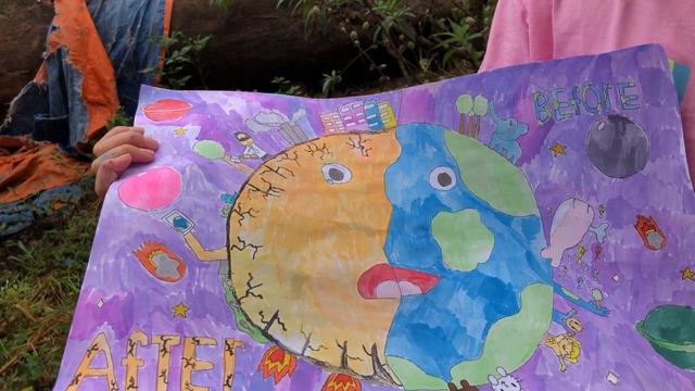 Vẽ tranh bảo vệ tầng ozon của trái đất - Bức tranh của Bảo anh lớp 4 смотреть онлайн