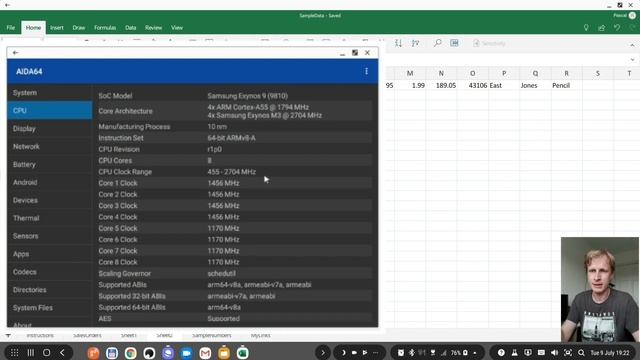 Excel Android app on DeX. Trying to paste into 10485760 cells !!! смотреть онлайн