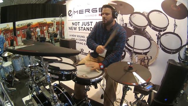 Summer NAMM 2018 - Pearl e/MERGE Electronic Drum Kit смотреть онлайн