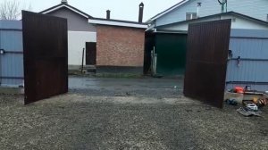 Автоматика распашных ворот Nice Wingo5kce открытие во внутрь (umdom123.ru)