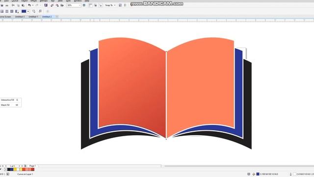 How to Make 3D Book Logo In CorelDraw | 3D Book Logo in CorelDraw смотреть онлайн