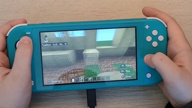 Nintendo Switch lite gameplay minecraft ep 11