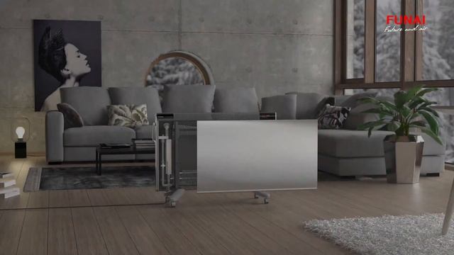 Электрический конвектор с увлажнителем SHODO от FUNAI смотреть онлайн