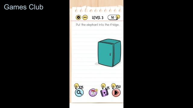 Brain Test - Game play - LEVEL (01 to 05) - (Games Club) смотреть онлайн