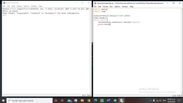 16 tutorial 16 comunicacion serial entre Arduino y python смотреть онлайн